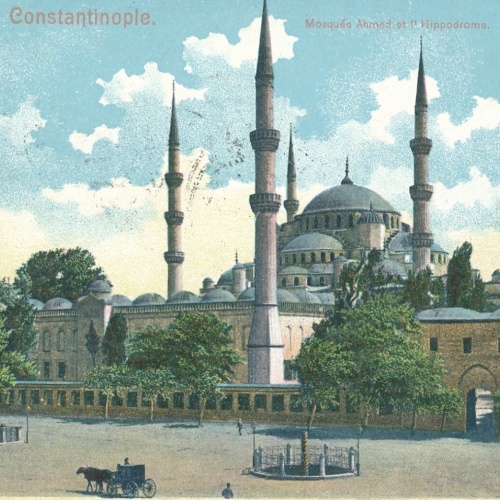 AK, Salut de Constantinople, Mosquee Ahmed et l'Hippodrome (S1188)