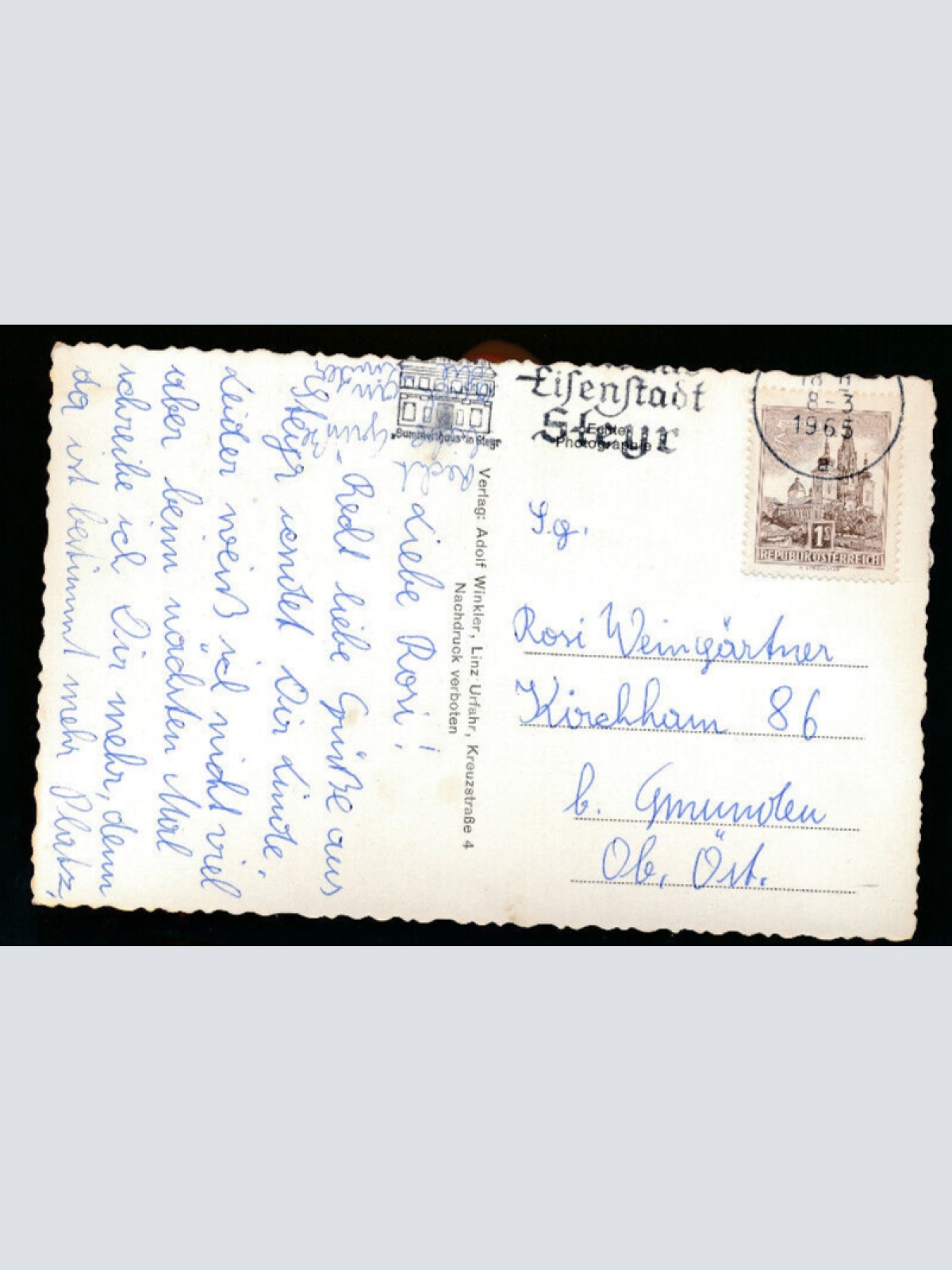 AK aus Steyr mit Rathaus Oberösterreich (5502)