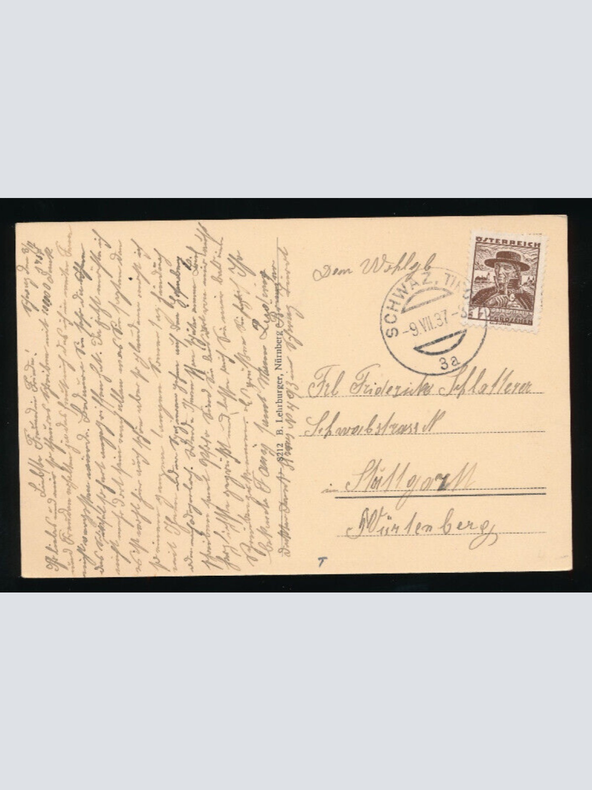 AK aus Schwaz Tirol (5363)