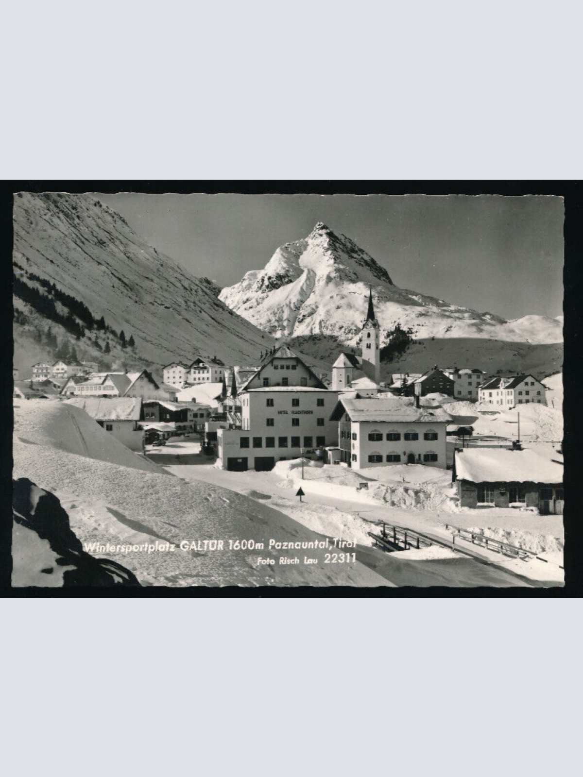 AK aus Galtür Wintersportplatz (5353)