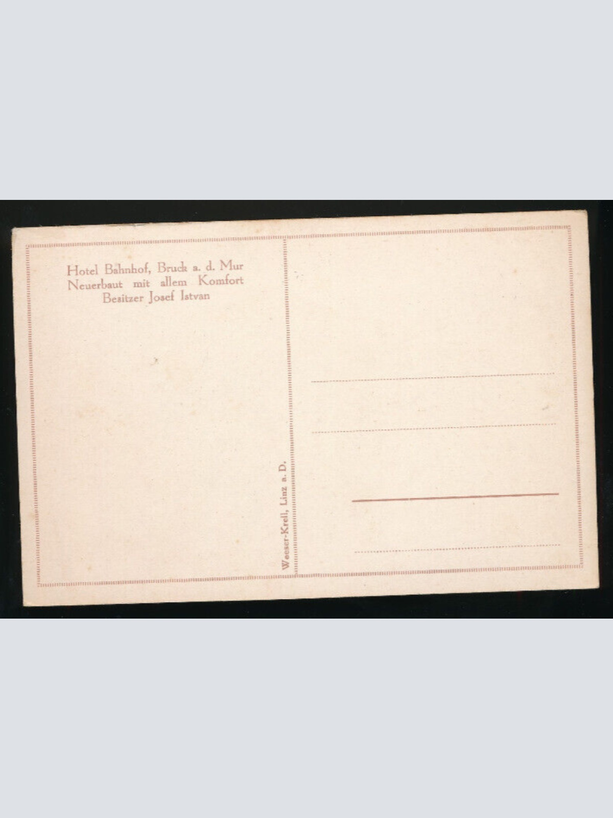 AK aus Bruck an der Mur mit Hotel Bahnhof Steiermark (5125)