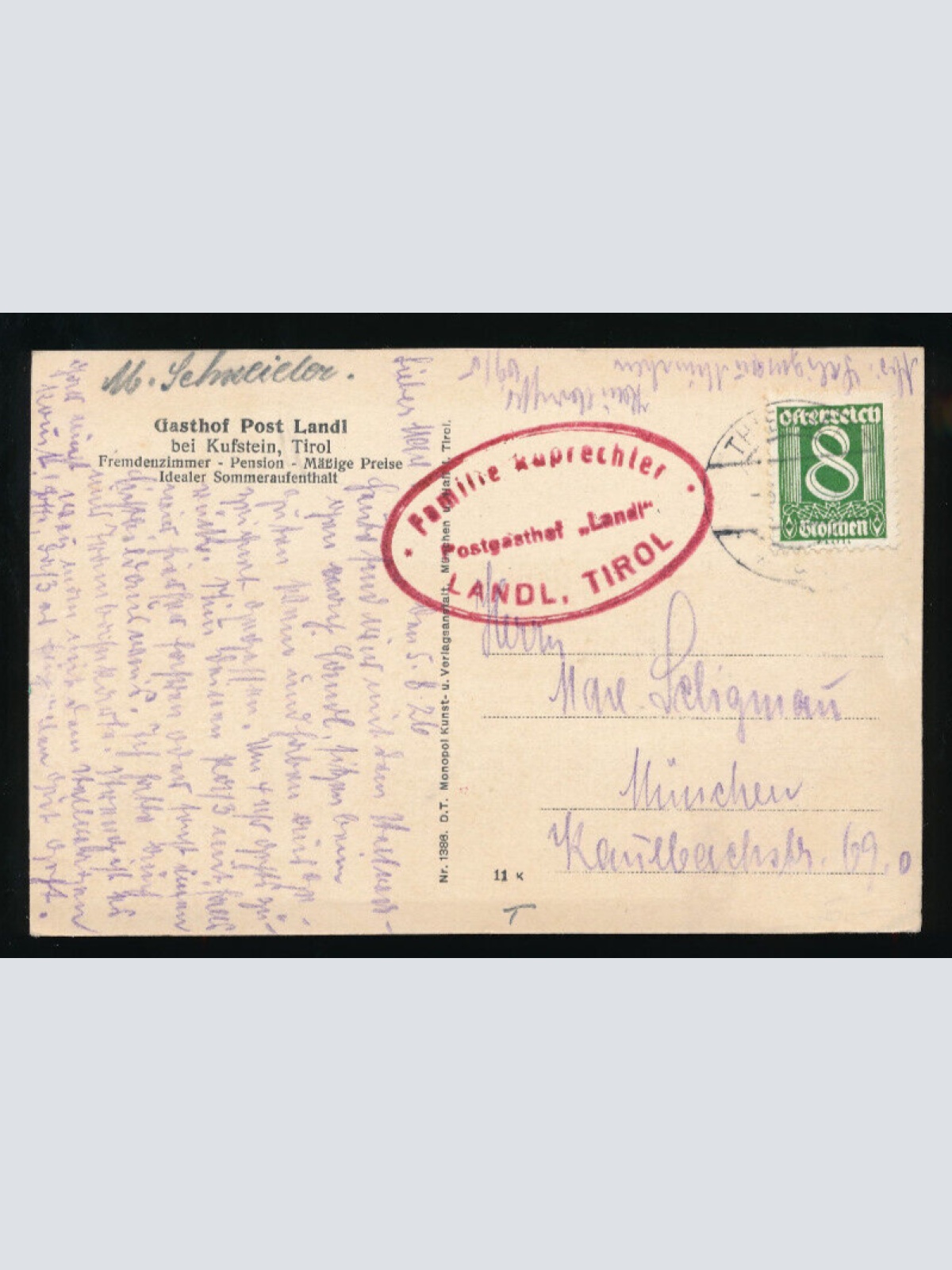 AK aus Landl bei Kufstein Tirol (5370)