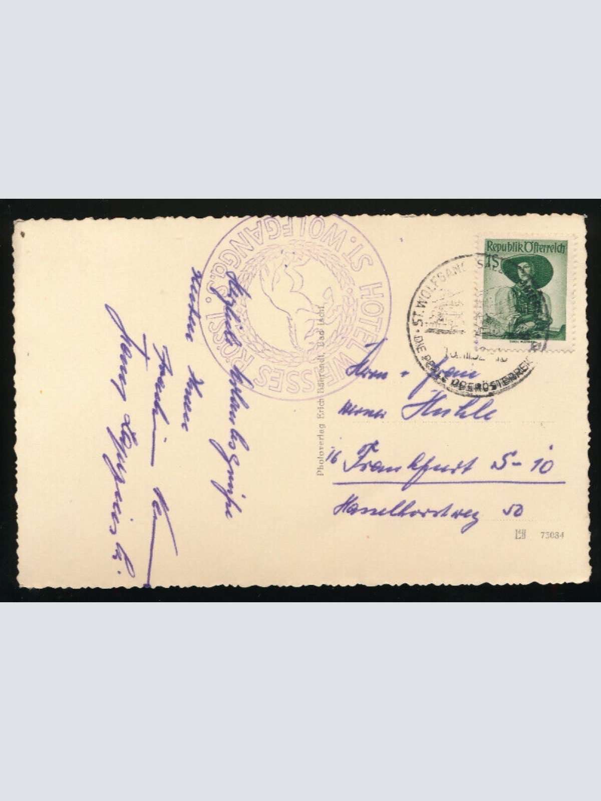 AK aus St. Wolfgang Oberösterreich (5392)