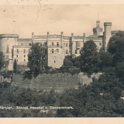 AK, Wolfsberg, Schloss Henckel v. Donnersmark, Kärnten, Österreich (S1395)