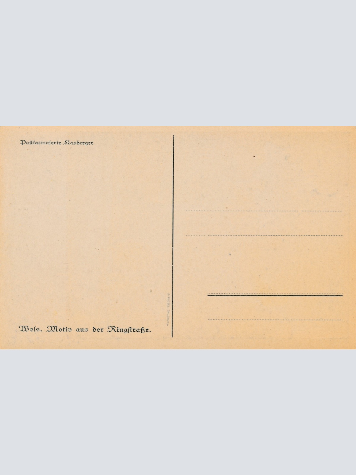 AK, Wels, Motiv aus der Ringstraße, Oberösterreich (S1094)