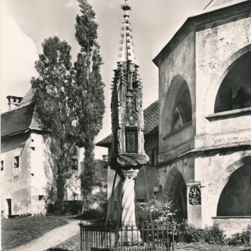 AK, Wallfahrtsort Maria Saal, Lichtsäule, Kärnten (S1410)