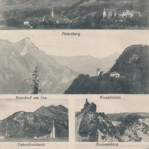 AK, Brannenburg mit Ramboldtplatte, Bayern (S1433)