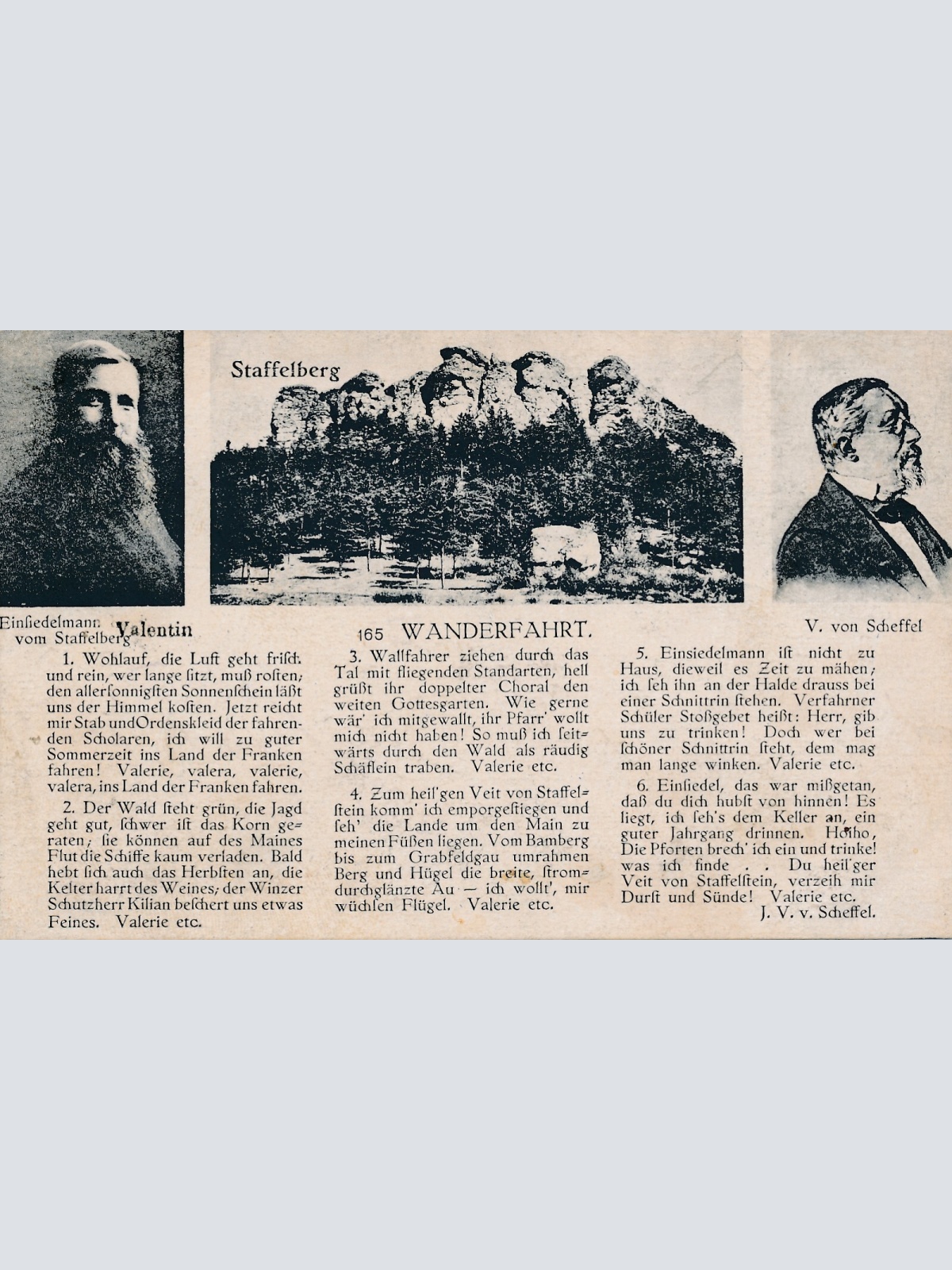 AK, Staffelberg, Einsiedelmann vom Staffelberg, Valentin, Wanderfahrt (S1437)