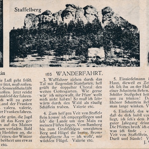 AK, Staffelberg, Einsiedelmann vom Staffelberg, Valentin, Wanderfahrt (S1437)