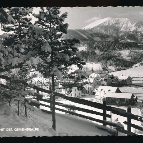 AK aus Mitterbach mit der Gemeindealpe Niederösterreich (5314)