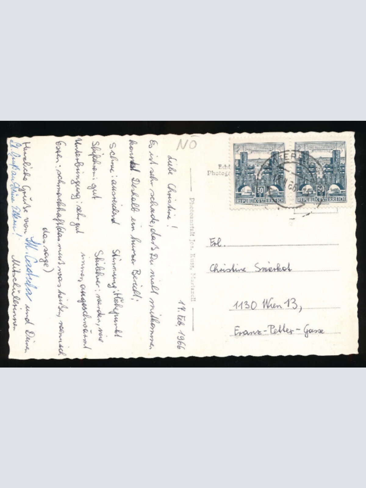 AK aus Mitterbach mit der Gemeindealpe Niederösterreich (5314)