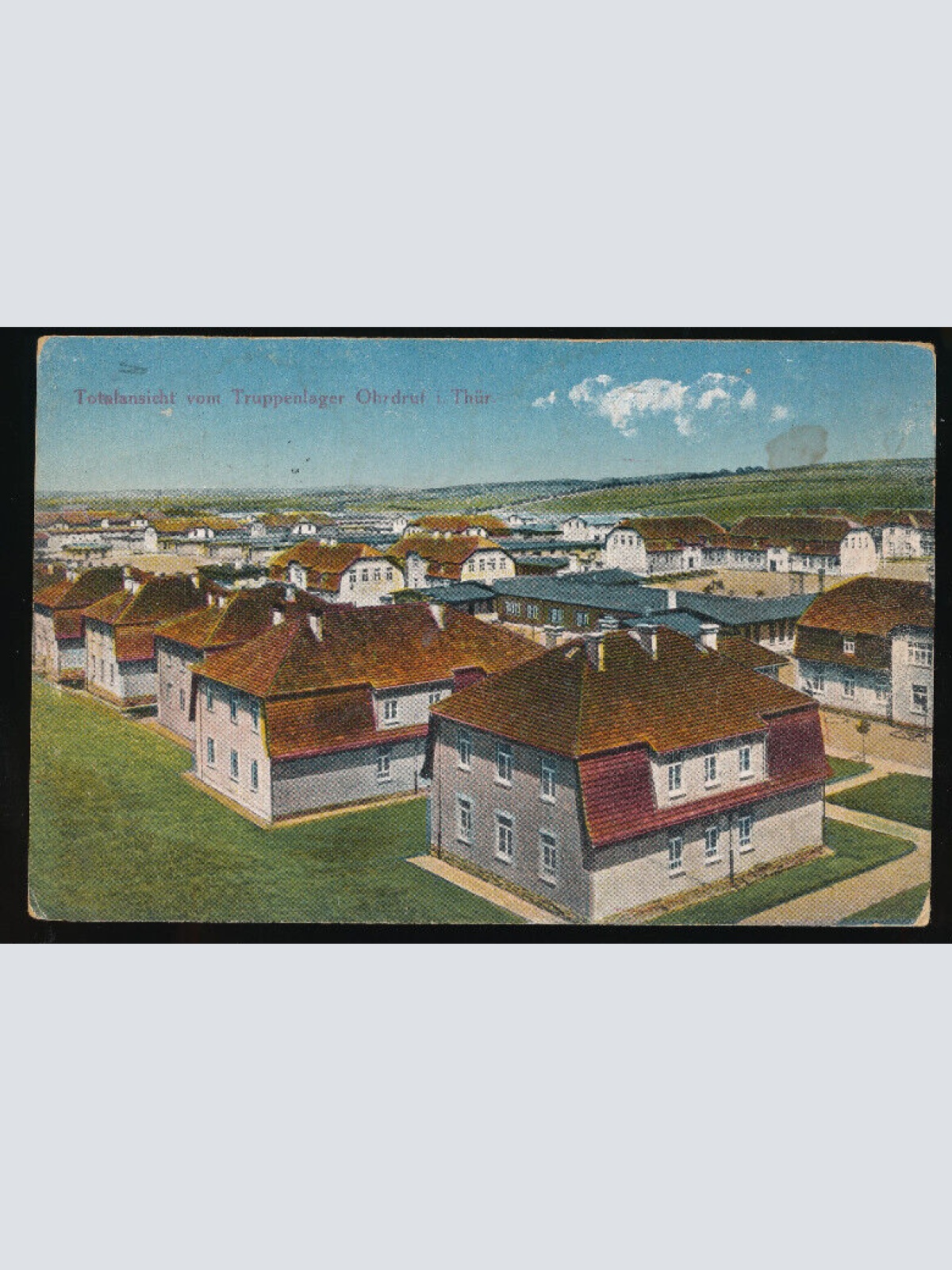 AK vom Truppenübungslager Ohrdruf Thüringen (5065)