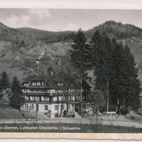 AK, Hotel-Pension Sternen, Luftkurort Ottenhöfen im Schwarzwald (S1352)