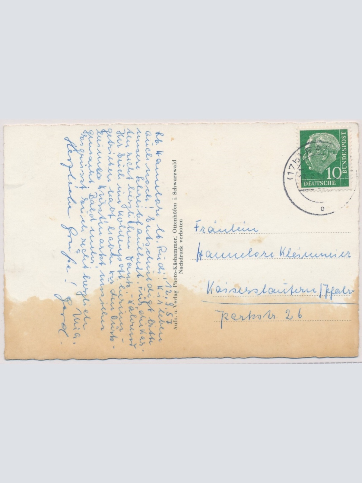 AK, Hotel-Pension Sternen, Luftkurort Ottenhöfen im Schwarzwald (S1352)