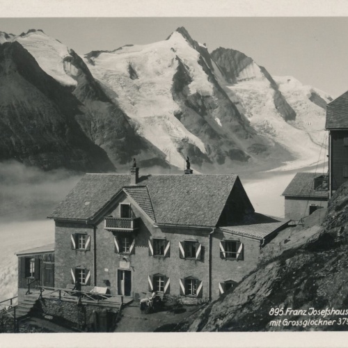 AK, Franz Josefshaus mit Großglockner, Kärnten (S1383)