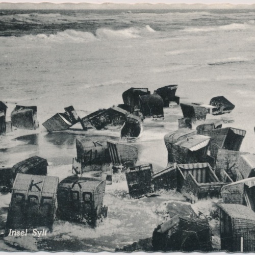 AK, Sturmflut - Insel Sylt, Schleswig-Holstein (S1515)