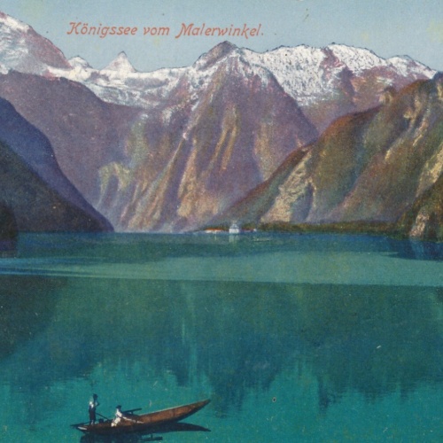 AK, Königssee vom Malerwinkel (S1518)