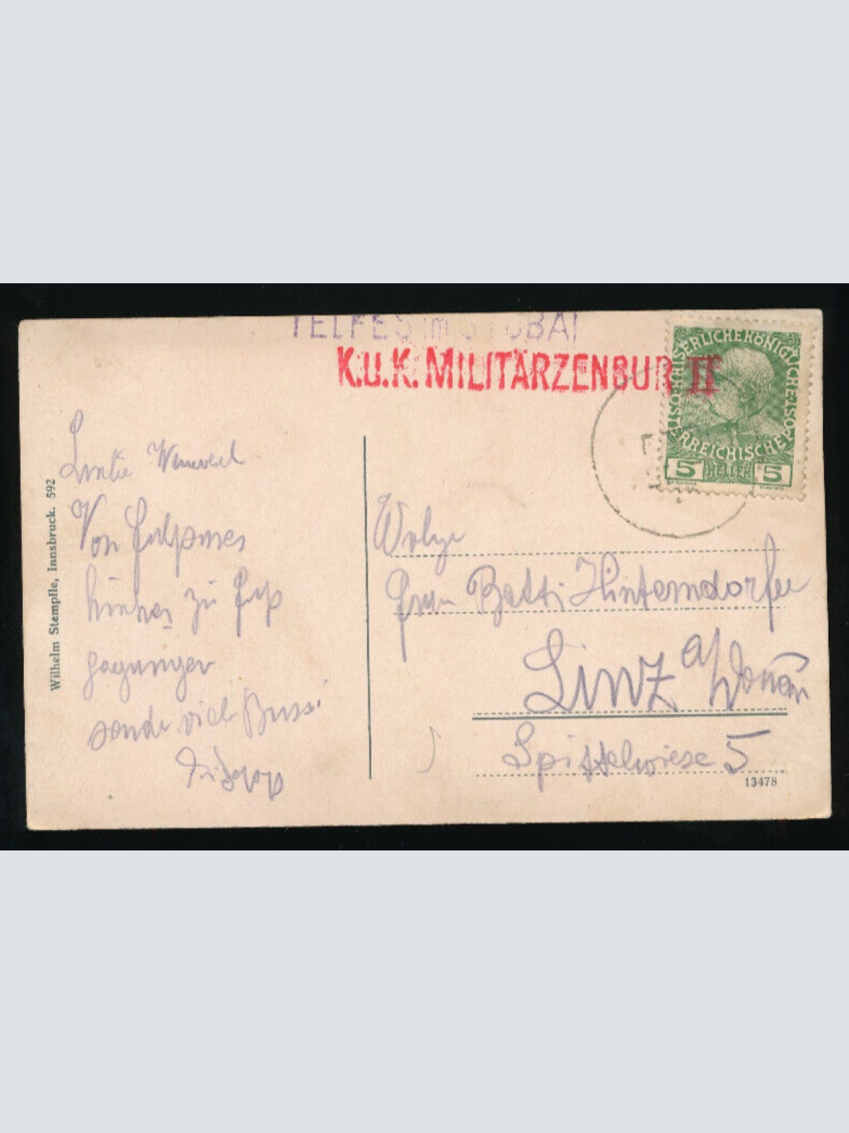 AK aus Telfes Tirol (5692)