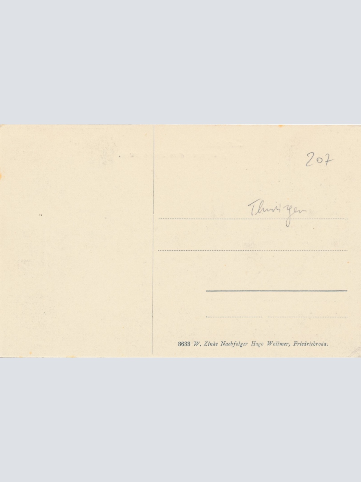 AK, Tambach, Blick nach dem Spittergrund, Thüringen (S1463)