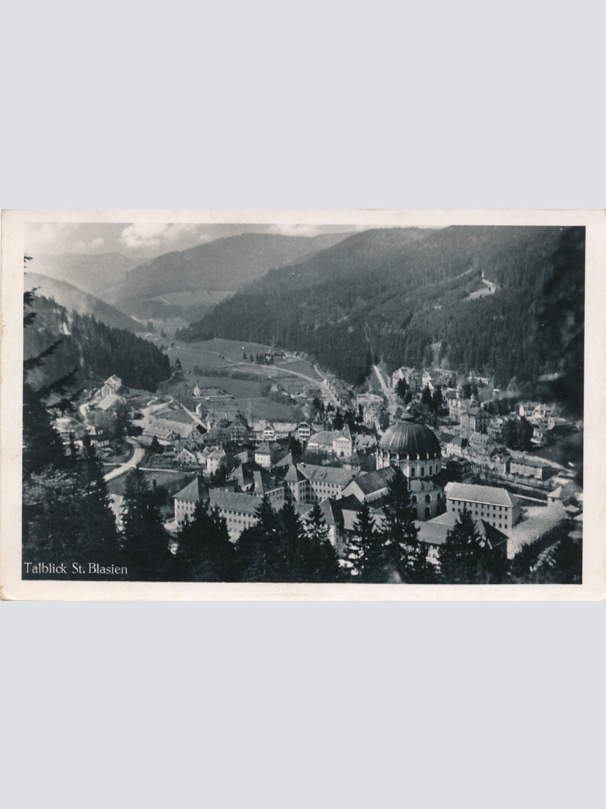 AK, Talblick St. Blasien, Baden-Württemberg  (S1263)