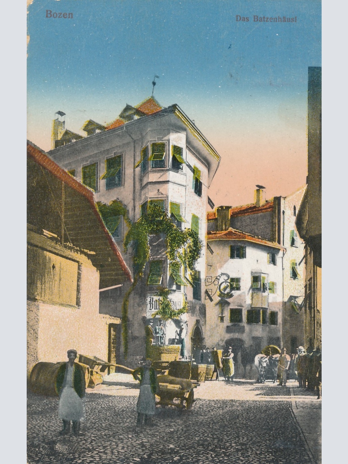 AK aus Bozen das Batzenhäusl Italien Ansichtskarte (16242)