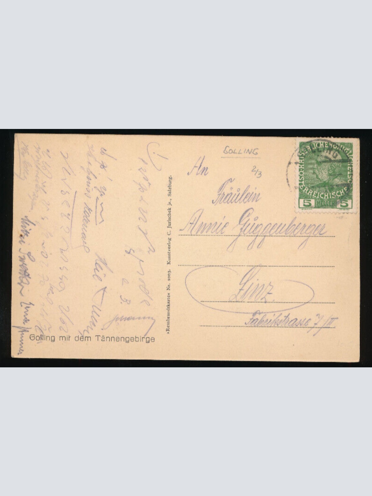 AK aus Golling Salzburg (5556)