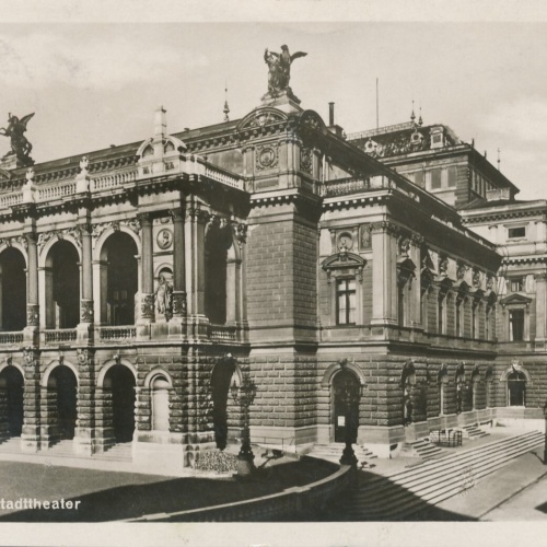 AK, Augsburg, Stadttheater, Bayern (S1320)