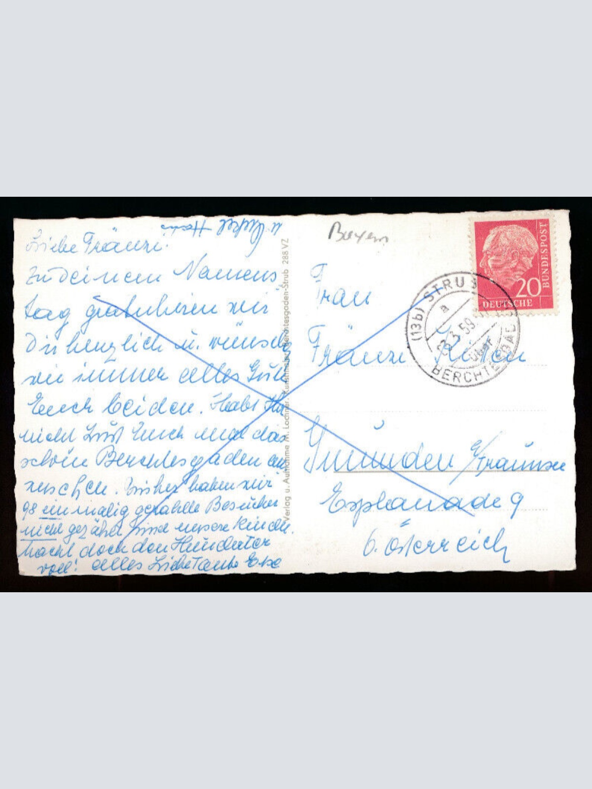 AK aus Berchtesgaden mit Watzmann Bayern (5840)