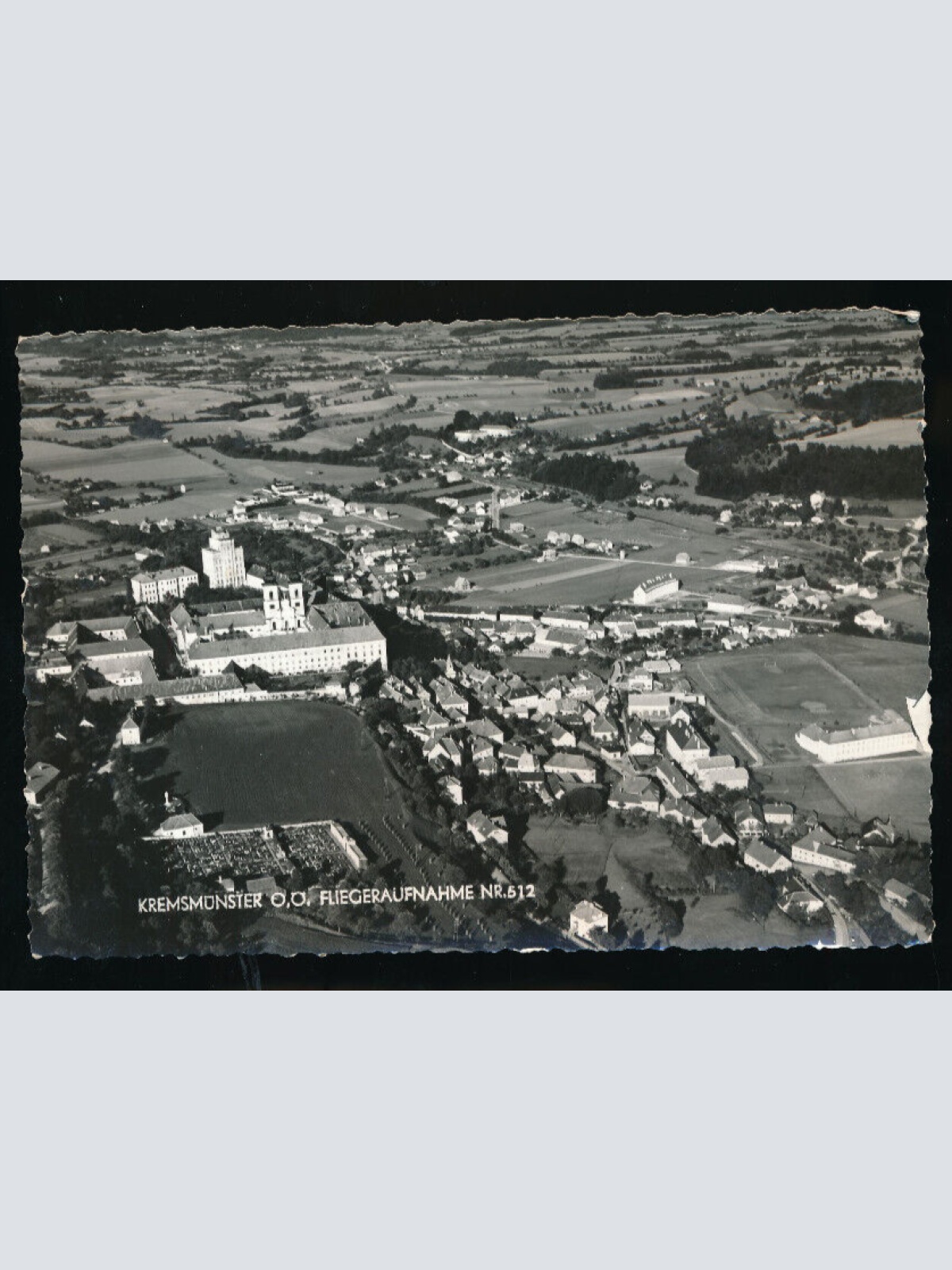 AK aus Kremsmünster Fliegeraufnahme Oberösterreich (5828)