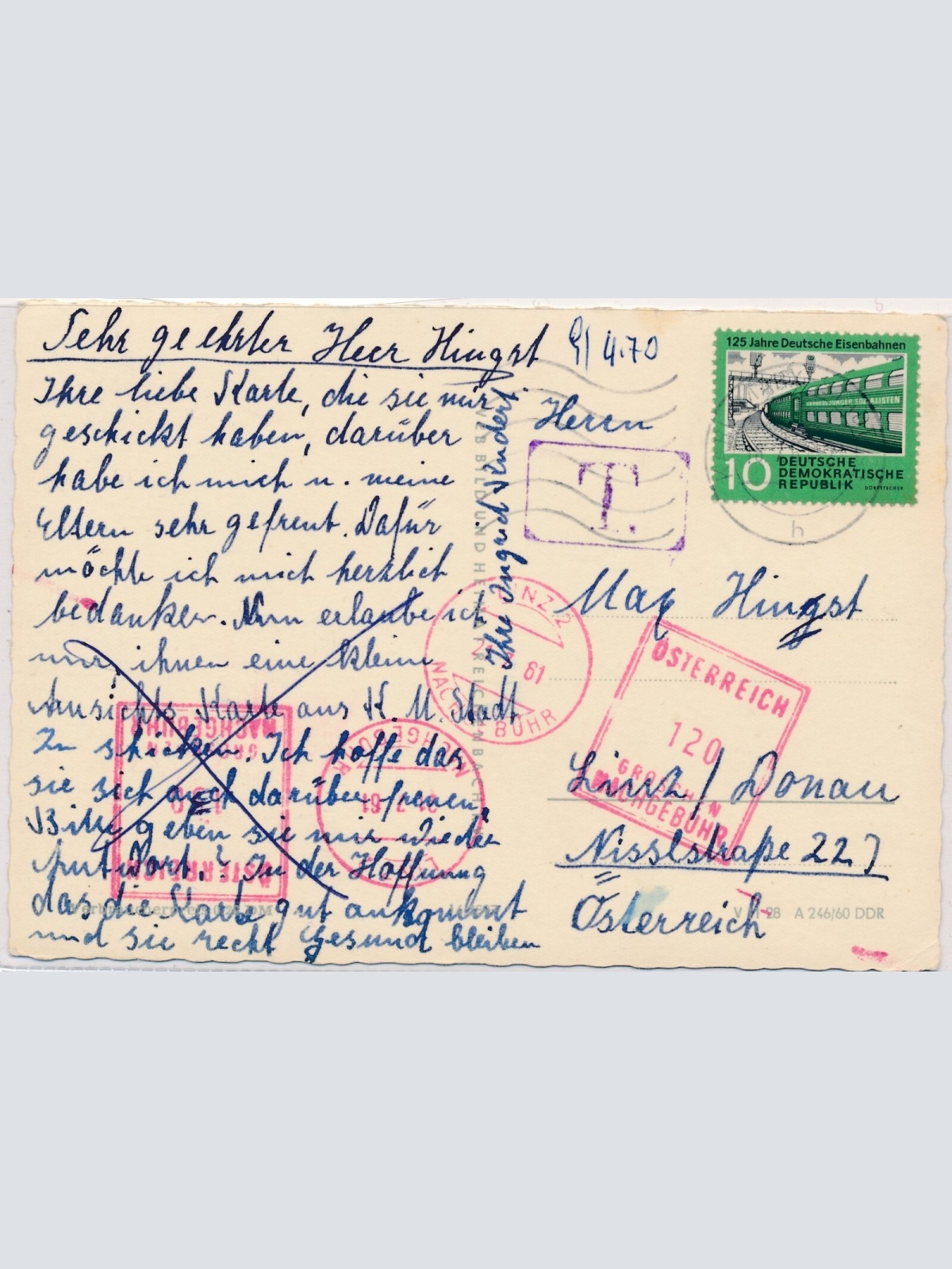 AK, Karl Marx Stadt, Sachsen, HO-Hotel Chemnitzer Hof (S1328)