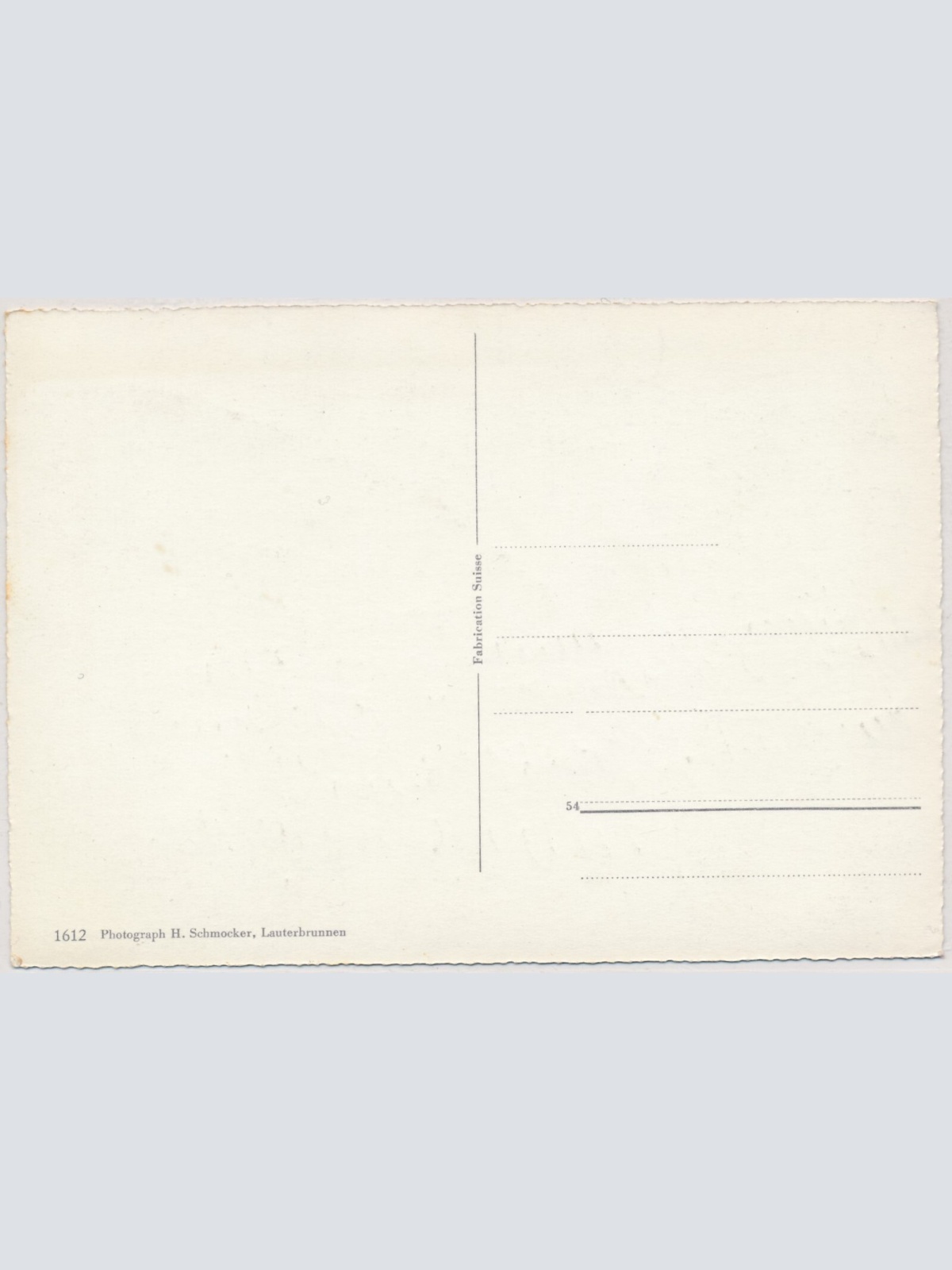 AK, Ferienchalet, Fam. S. Trachsel, Lauterbrunnen (S1651)