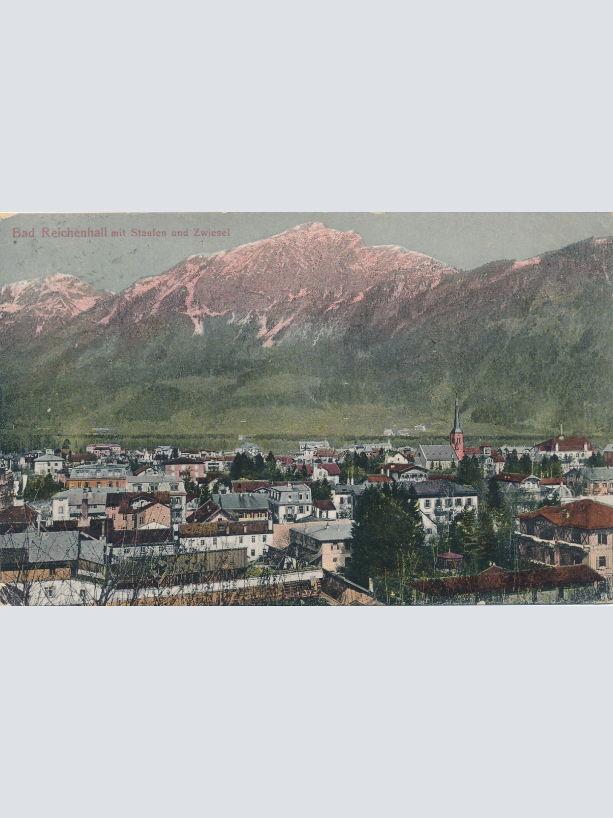 AK, Bad Reichenhall mit Staufen und Zwiesel, Bayern (S1332)