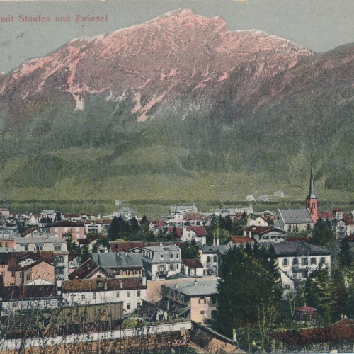 AK, Bad Reichenhall mit Staufen und Zwiesel, Bayern (S1332)
