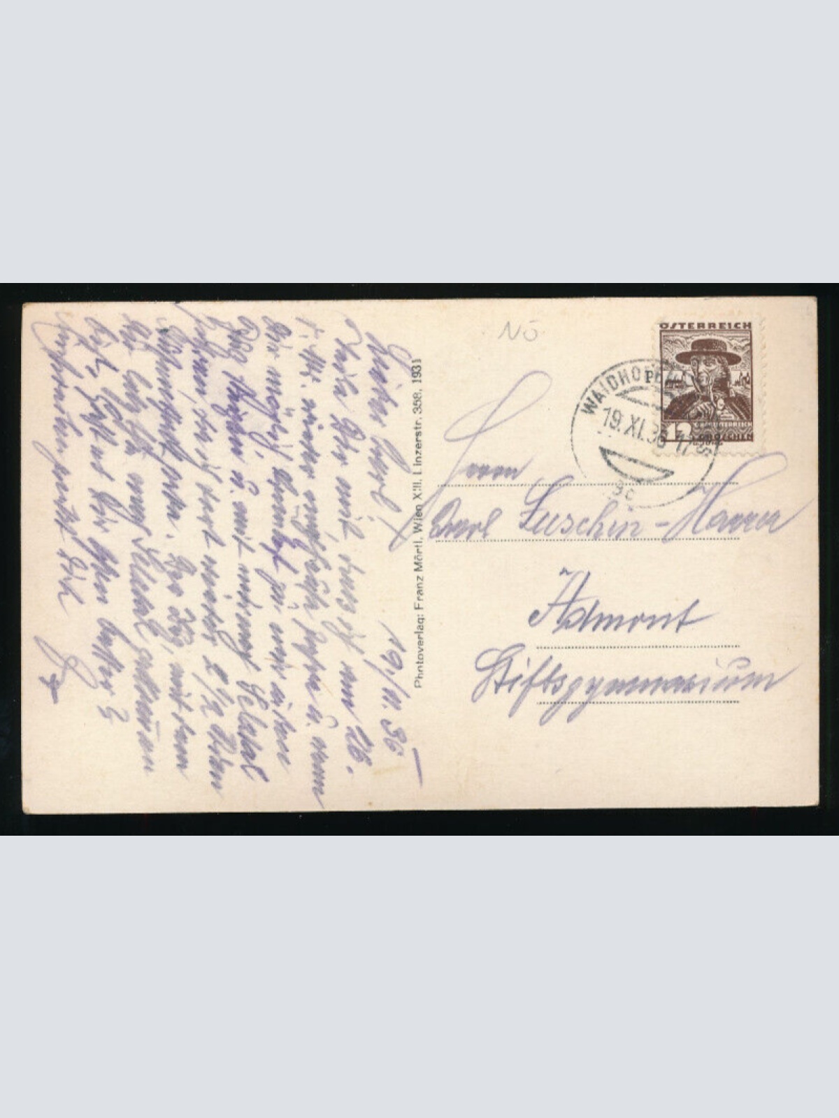 AK aus Waidhofen an der Ybbs Niederösterreich (5528)