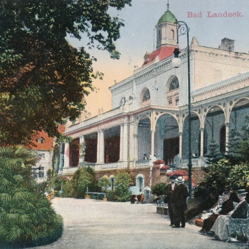 AK, Bad Landeck, Kurhaus, Polen (S1601)