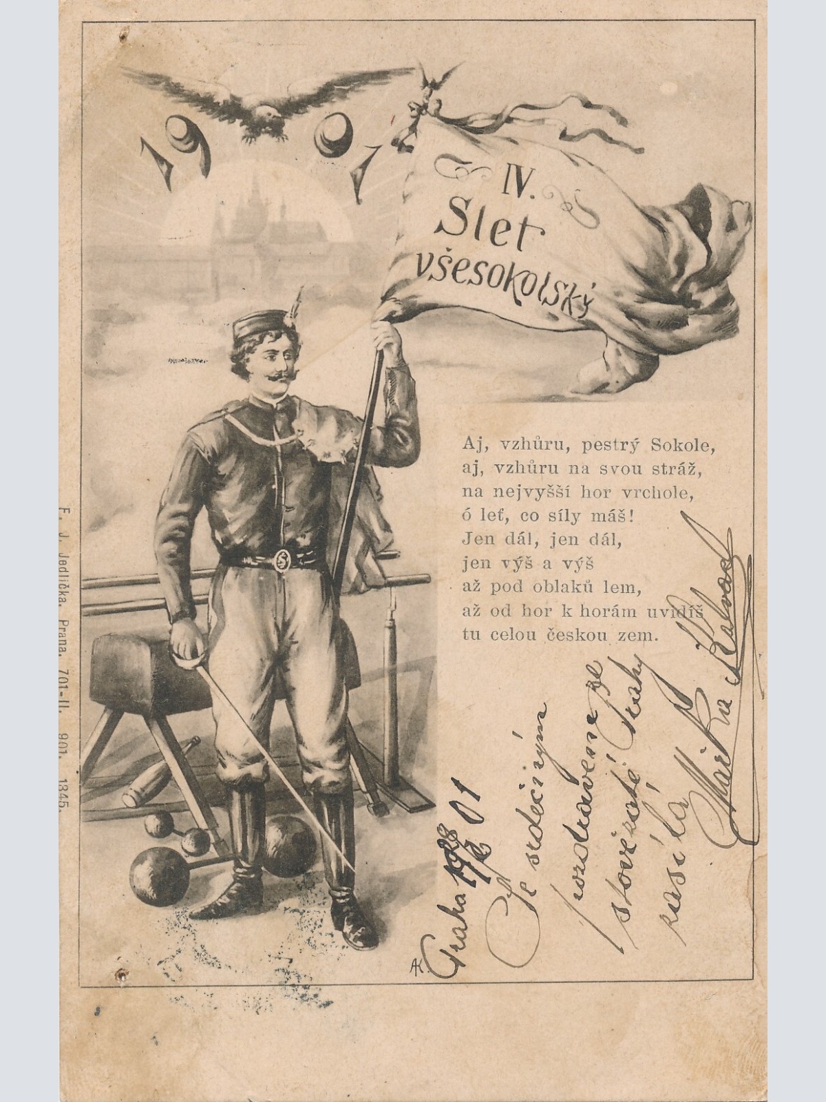 AK, IV. Slet Všesokolský, Tschechien (S1308)