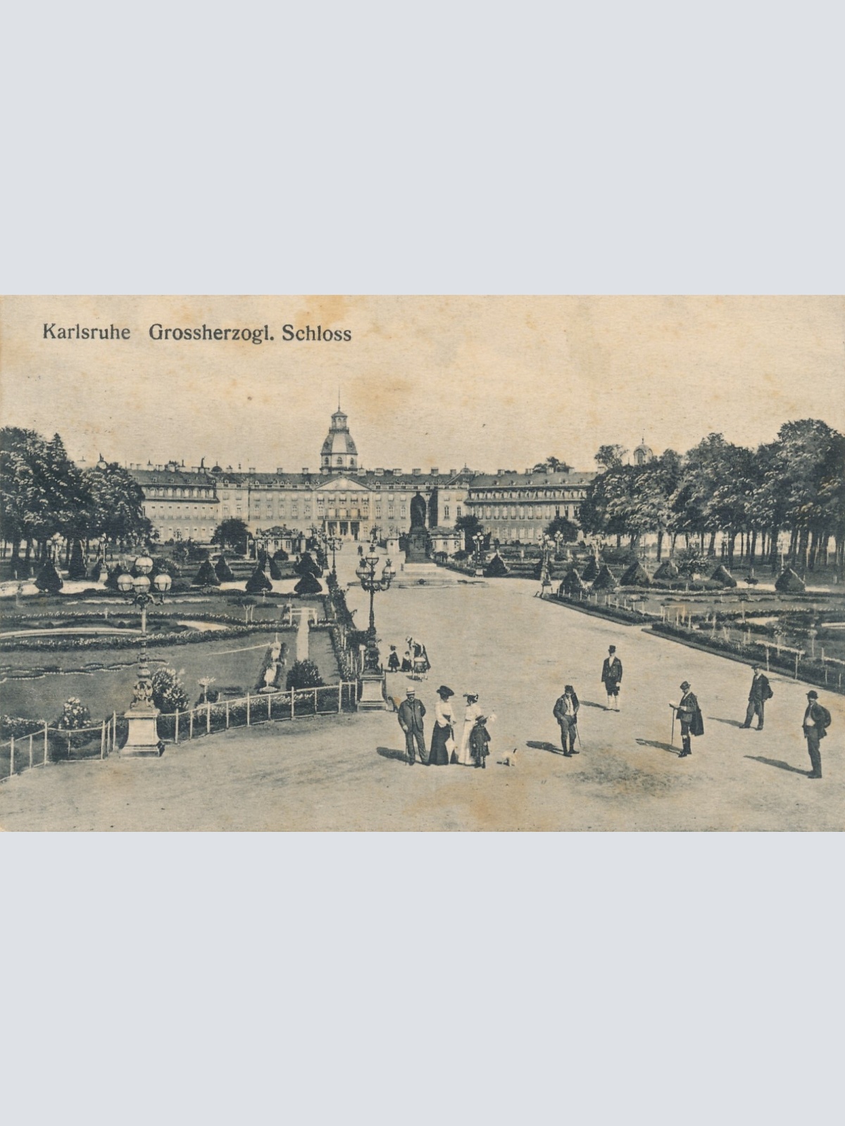 AK, Karlsruhe Grossherzogl. Schloss (S1595)