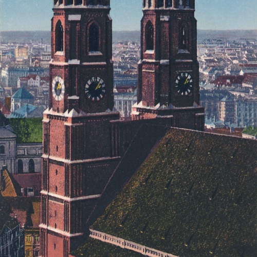 AK, München, Frauenkirche, Bayern (S1586)