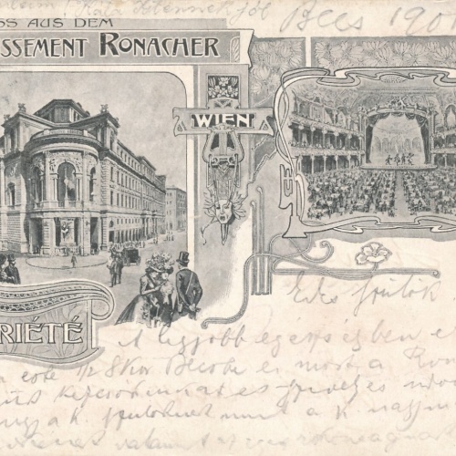AK, Gruß aus dem Etablissement Ronacher, Wien (S1307)
