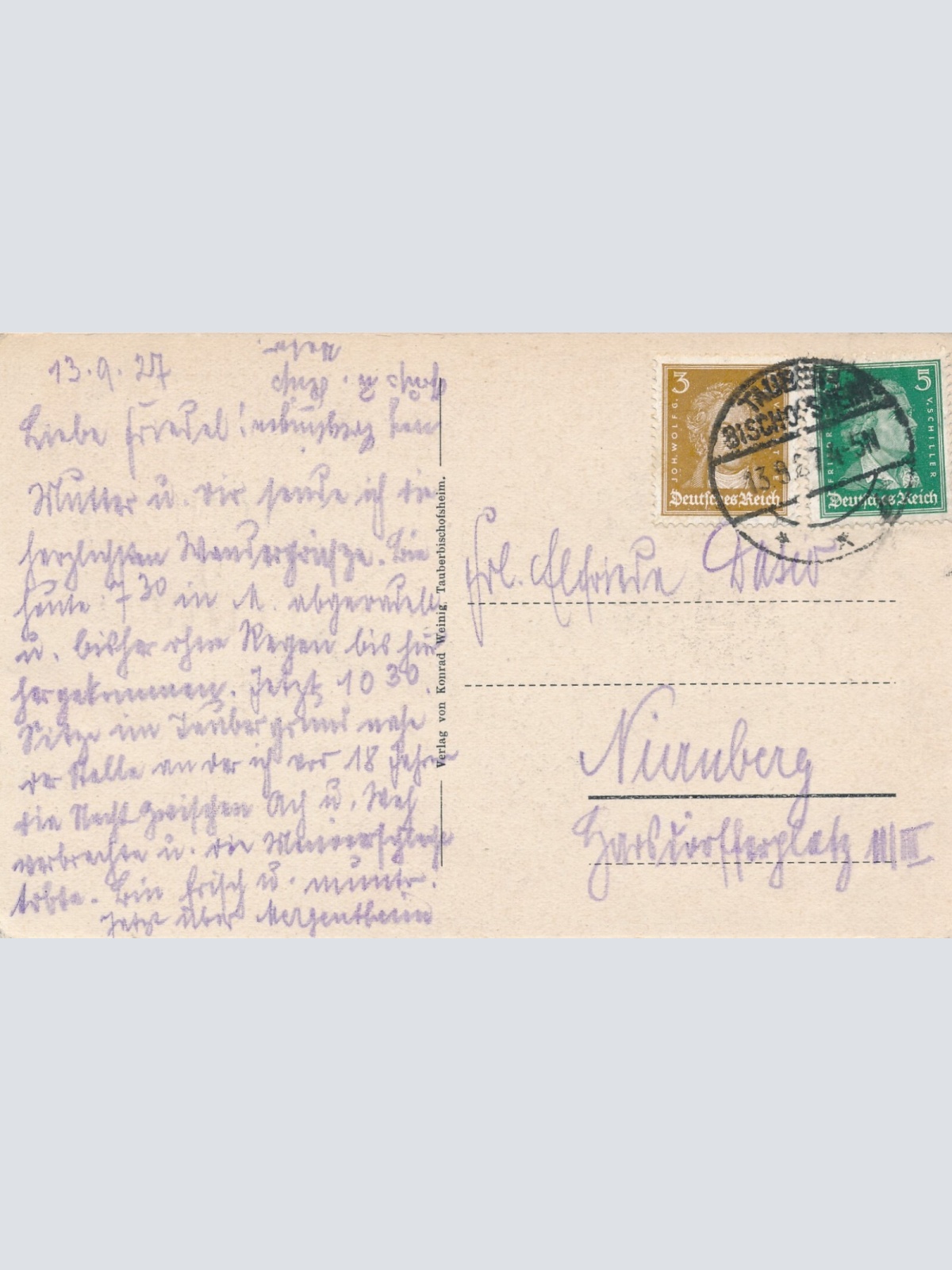 AK, Tauberbischofsheim, Baden-Württemberg (S1618)