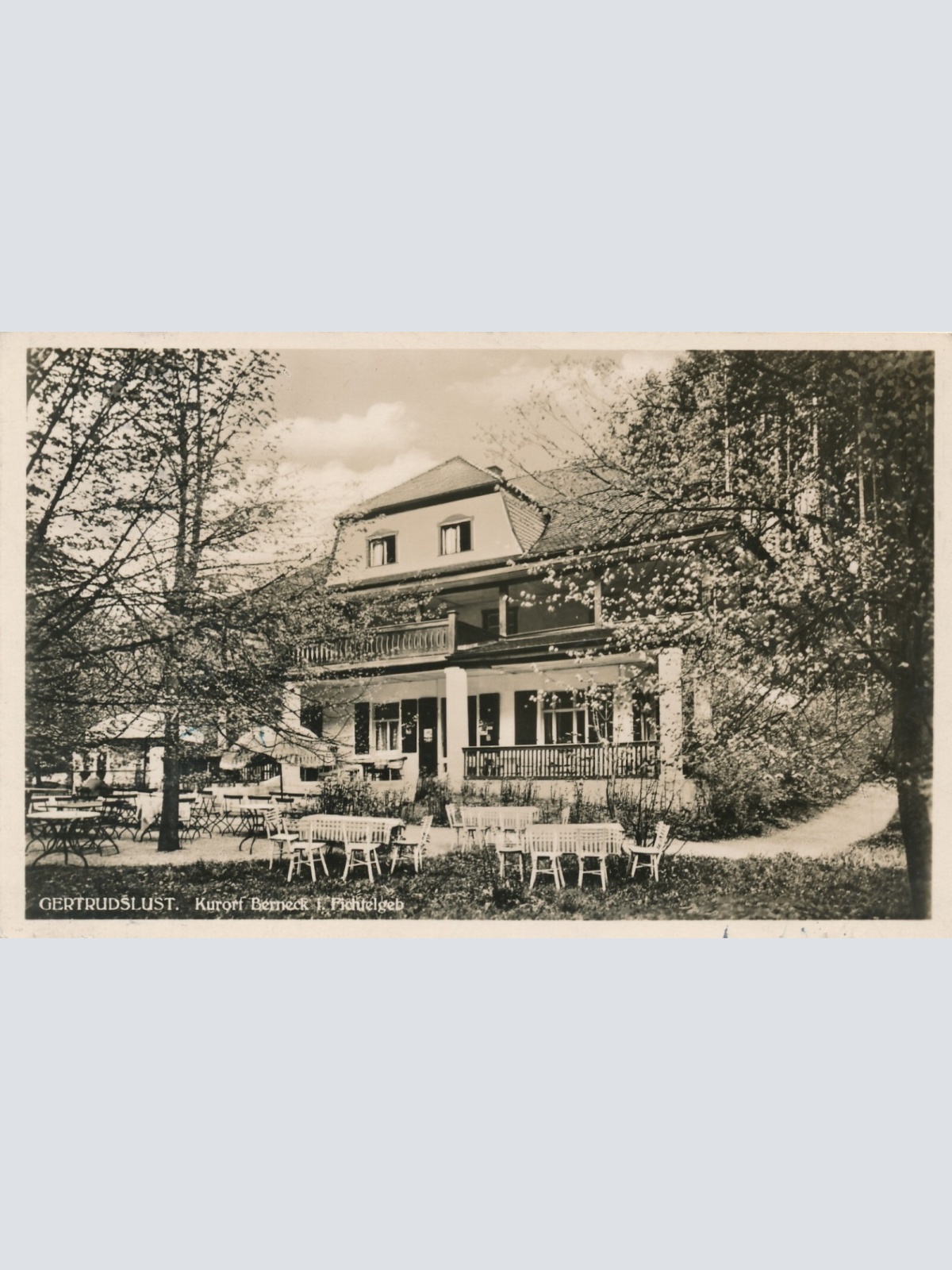 AK, Gertrudslust, Bad Berneck im Fichtelgebirge, Bayern (S1622)