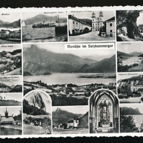 AK aus Mondsee Mehrbildkarte Oberösterreich (5864)