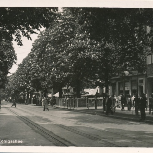 AK, Düsseldorf, Königsallee, Nordrhein-Westfalen (S1674)