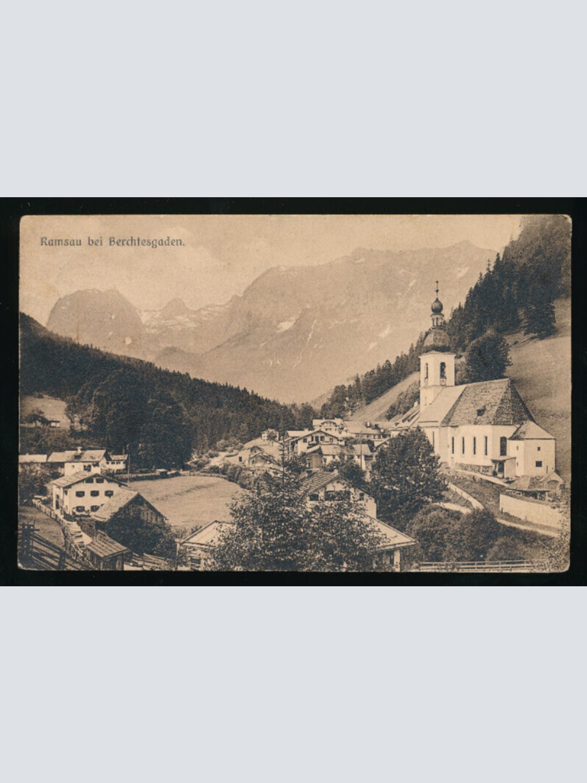 AK aus Ramsau bei Berchtesgaden Steiermark (5869)