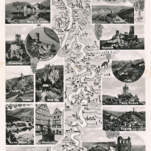 AK, Die Mosel zwischen Koblenz und Trier, Rheinland-Pfalz (S1681)