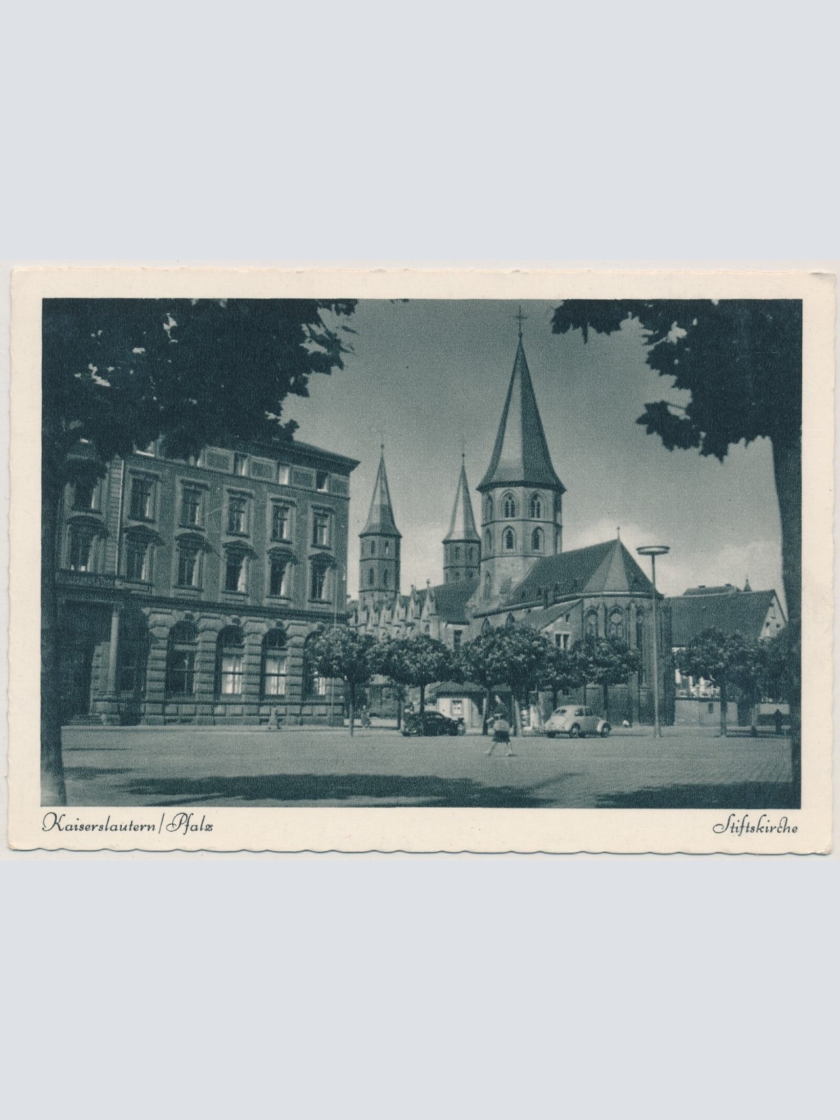 AK, Kaiserslautern / Pfalz, Stiftskirche, Rheinland-Pfalz (S1689)
