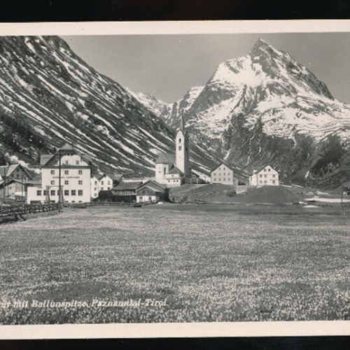 AK aus Galtür mit Ballünspitze Tirol (5782)