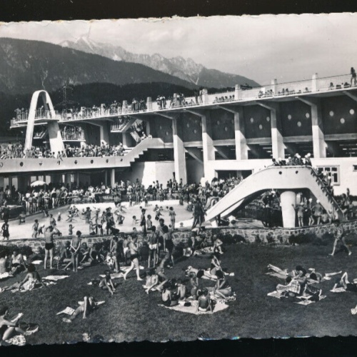 AK aus Wattens Freibad Tirol  (5806)