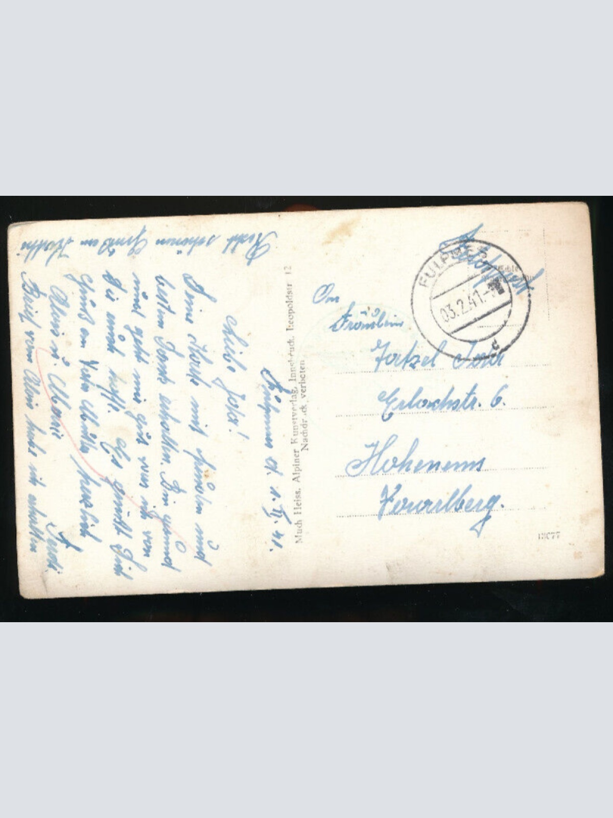 AK aus Fulpmes mit Gasthaus Lutz Tirol  (5802)