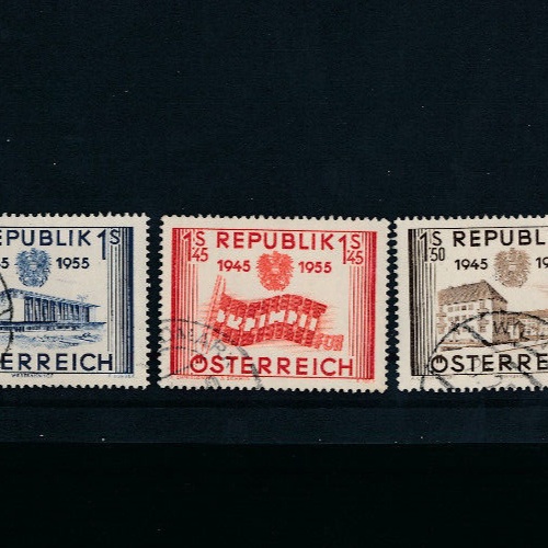 10 Jahre Rebuplik Österreich 1955 ANK 1021 - 1025  (5797)